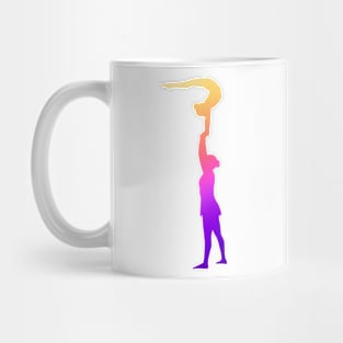 A women’s pair doing arch on high Mug